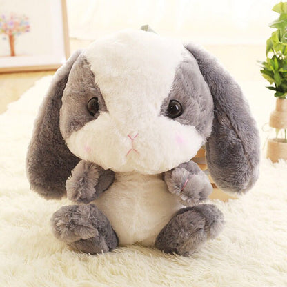 Plush Bunny Backpack 50cm Cute White Pink Rabbit Stuffed Animal Plushie Bag School Supplies Kawaii Schoolbag for Teenagers