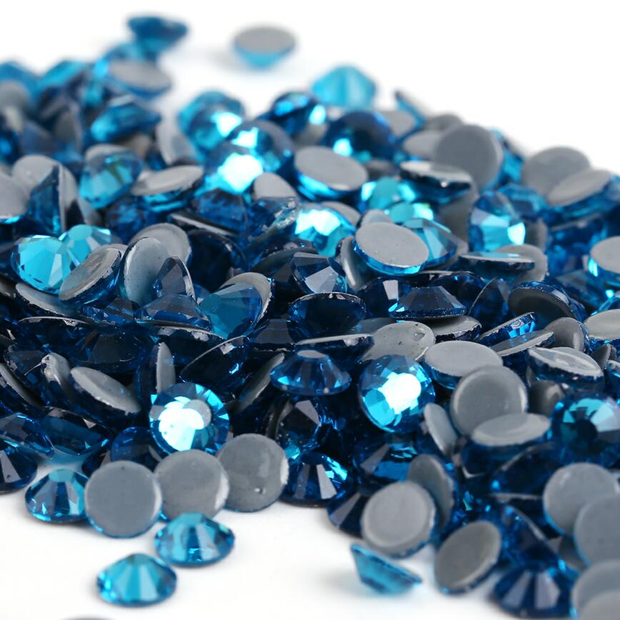 SS6-SS30 40Colors Crystal AB Better DMC Hot Fix Rhinestones,Glass Strass Hotfix Iron On Rhinestones Sewing & Fabric Decorations