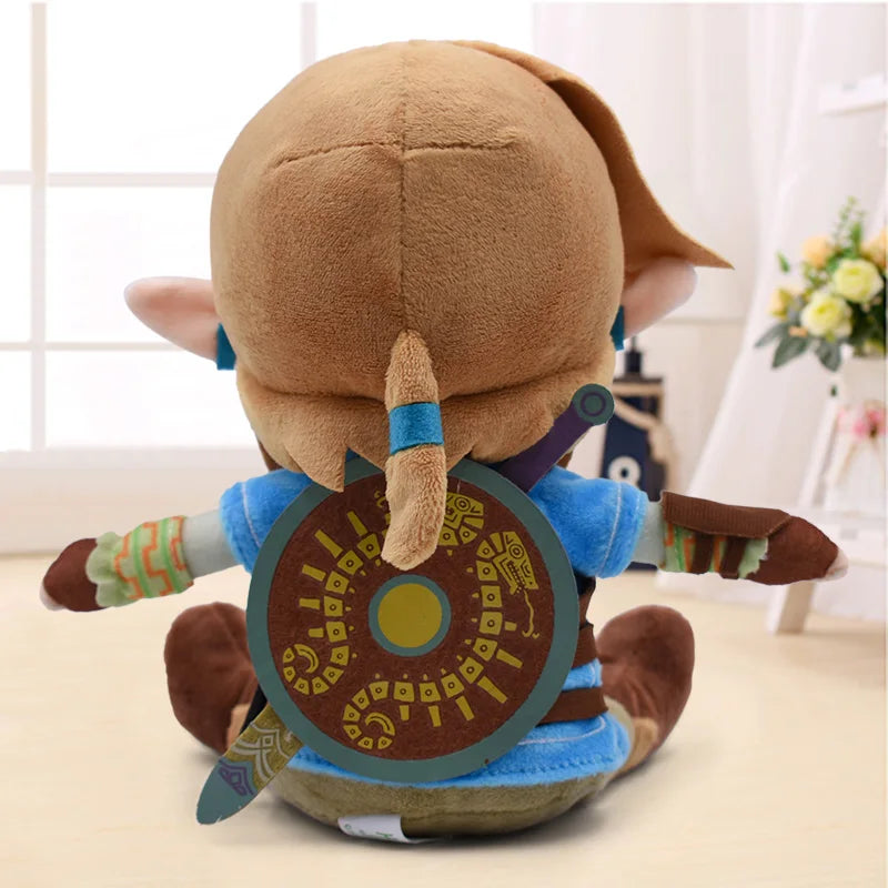 New Arrival Legend of Zelda Breath of the Wild Link Plush Toys Cartoon Boy With Sword Video Game Soft Stuffed Doll for Kids Child Best Gift