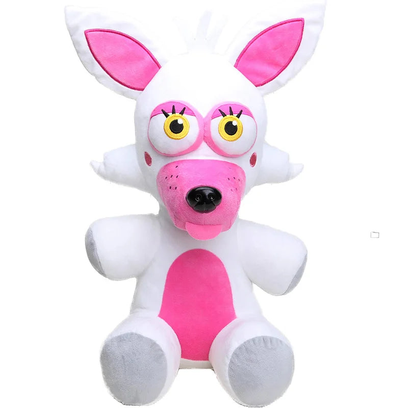 15cm-45cm Plush Toy White Mangle Foxy Toys Nightmare Freddy Fazbear Plush Keychain Pendant Peluche