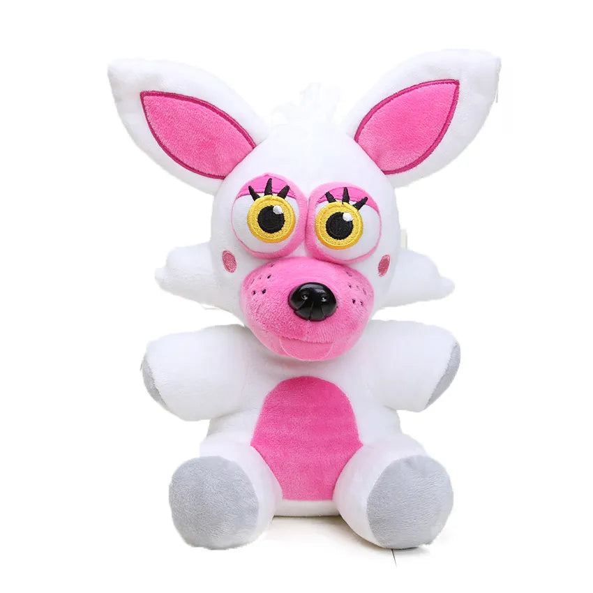 15cm-45cm Plush Toy White Mangle Foxy Toys Nightmare Freddy Fazbear Plush Keychain Pendant Peluche