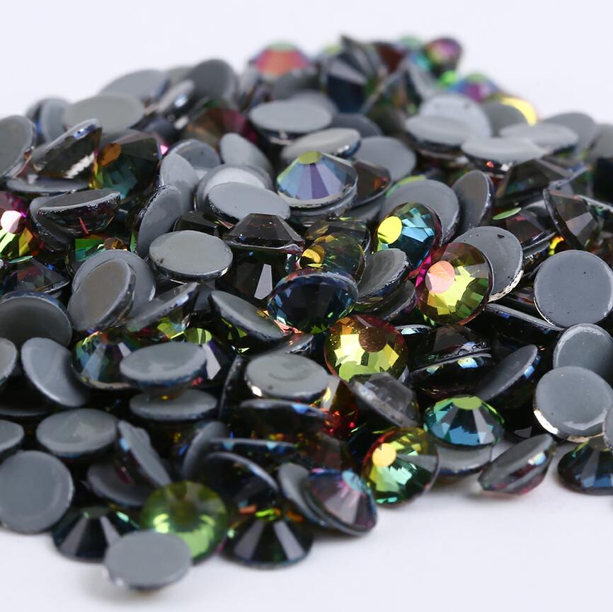 SS6-SS30 40Colors Crystal AB Better DMC Hot Fix Rhinestones,Glass Strass Hotfix Iron On Rhinestones Sewing & Fabric Decorations
