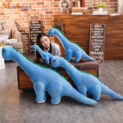 GIANT Brachiosaurus Stuffed Animal 100cm Long Neck Dinosaur Plush Toy Dino Plushies Soft Doll Children Kids Birthday Gift