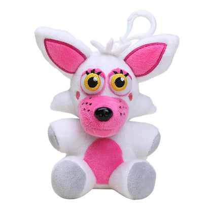 15cm-45cm Plush Toy White Mangle Foxy Toys Nightmare Freddy Fazbear Plush Keychain Pendant Peluche