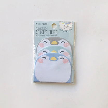 45 Sheets/Pack Kawaii Penguin Pig Bear Cat Memo Pads Student Stationery School Office Supply
