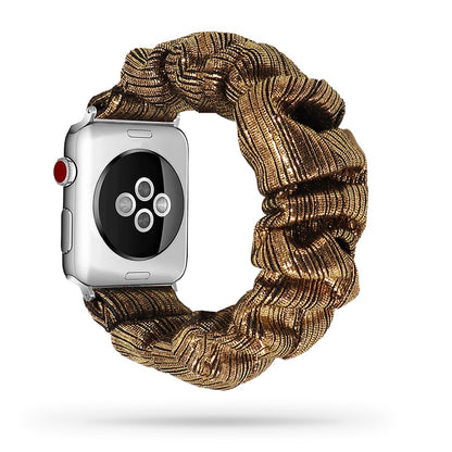 Scrunchie Elastic Watch Straps Watchband for Apple Watch Band Series 7 6 5 4 38mm 40mm 42mm 44mm for iwatch 45/41mm Bracelet