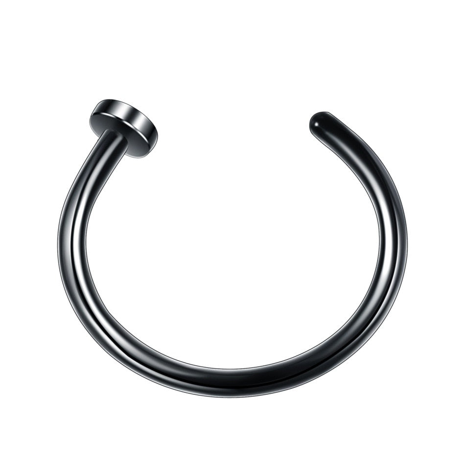 Fake Nose Ring Lip Ring C Clip Lip Piercing Burun Nose Rings Hoop Women Neuspiercing Body Jewelry Earrings