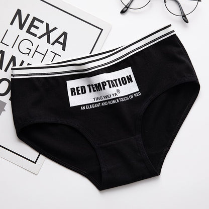 7PCS/Lot Women's Underwear Cute Cotton Panties Seamless Briefs For Girl Ladies Lingerie Cartoon Pantys Print Underpants