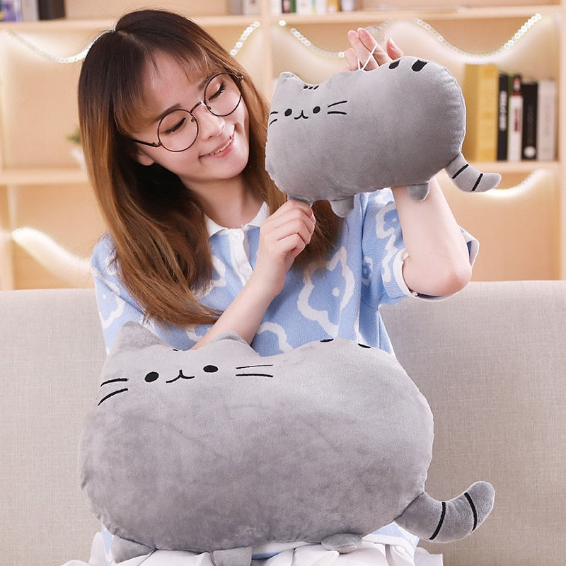 Giant Pusheen Plush Pillow Kitty Cat Stuffed Animal Plushies Kitten Creative Cushion Soft And Colorful Kawaii Toys Doll Home Decor Birthday Gift For Girl