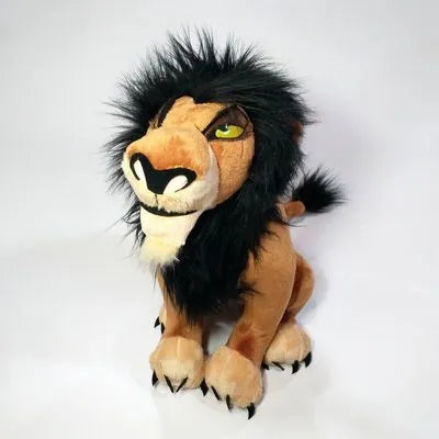 Disney The Lion King Simba uncle Scar Plush toys dolls Kid's Playmate Soft Stuffed Animal Doll  Birthday Present For Child 35cm