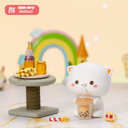 Mitao Cat 2 Season Lucky Cat Cheap Cute Cat Blind Box Toys Blind Bag Cartoon Figure Doll Home Deroc