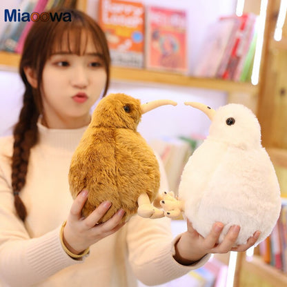 1pc 20cm Cute Lifelike Kiwi Bird Plush Toy Soft Pillow New Zealand Stuffed Animal Plushies Kids Toy Gift for Children Boy Birthday