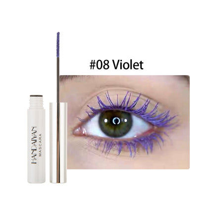 Color Mascara Waterproof Fast Dry Eyelashes Curling Lengthening Makeup Eye Lashes Blue Green Red Purple Black White Ink Mascara