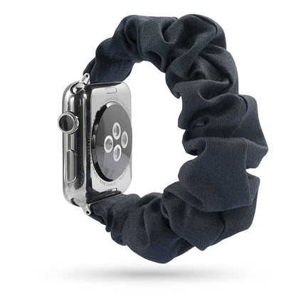 Scrunchie Elastic Watch Straps Watchband for Apple Watch Band Series 7 6 5 4 38mm 40mm 42mm 44mm for iwatch 45/41mm Bracelet