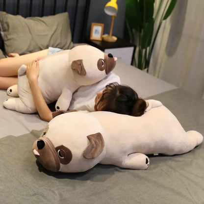 Hot 55-90cm Big Size New Cute Animal Kawaii Pug Dog Plush Toys Sleep Pillow Boys Birthday Gift Girl Xmas Valentine's