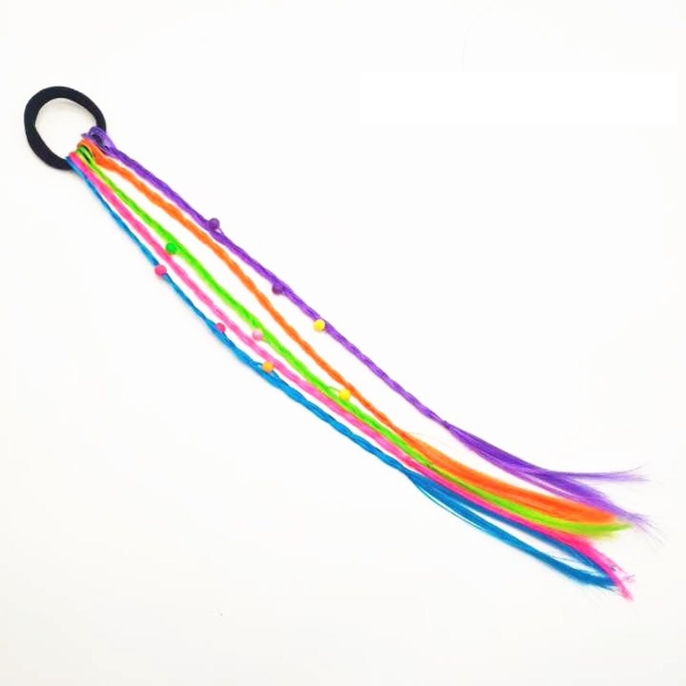 New Cute Girls Elastic Hair Rope Rubber Bands Braides Hair Accessories Wig Ponytail Hair Ring Kids Twist Braid Rope Hair Braider