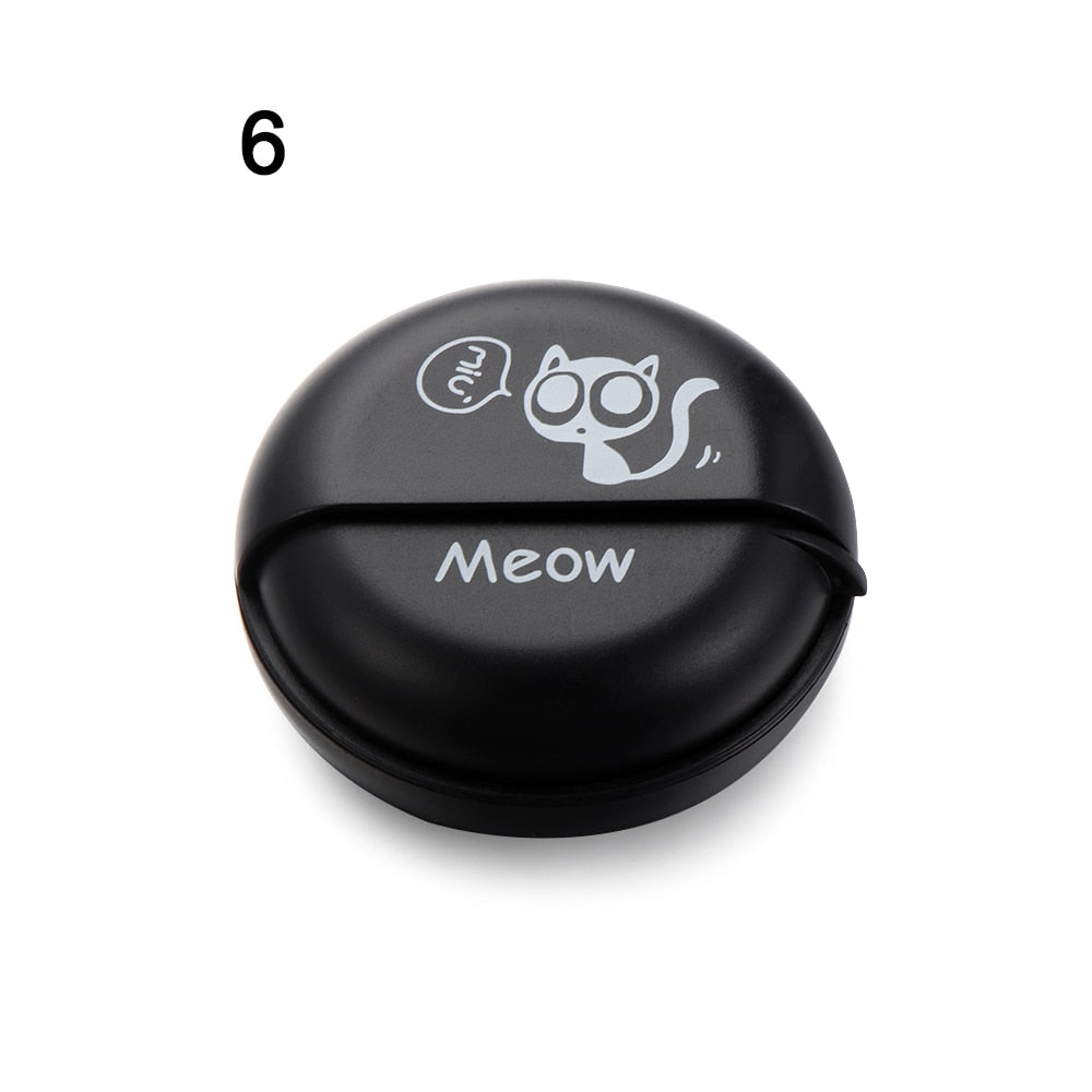 Round Earphone Case Multi-function ABS Wire Cable Organizer Rotary Storage Protective Data Line Box Headphone Storage Accessory