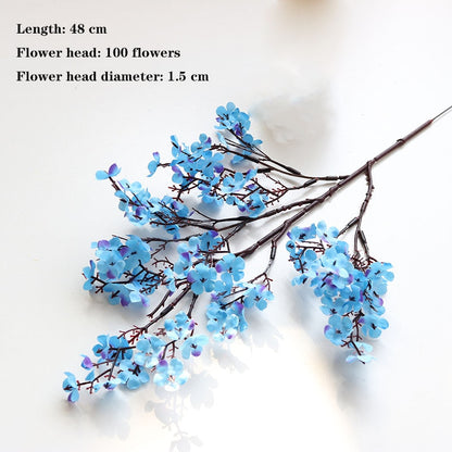Blue variety autumn fake tea rose peony silk flower autumn gerbera daisy fake flower plastic DIY wedding home accessories