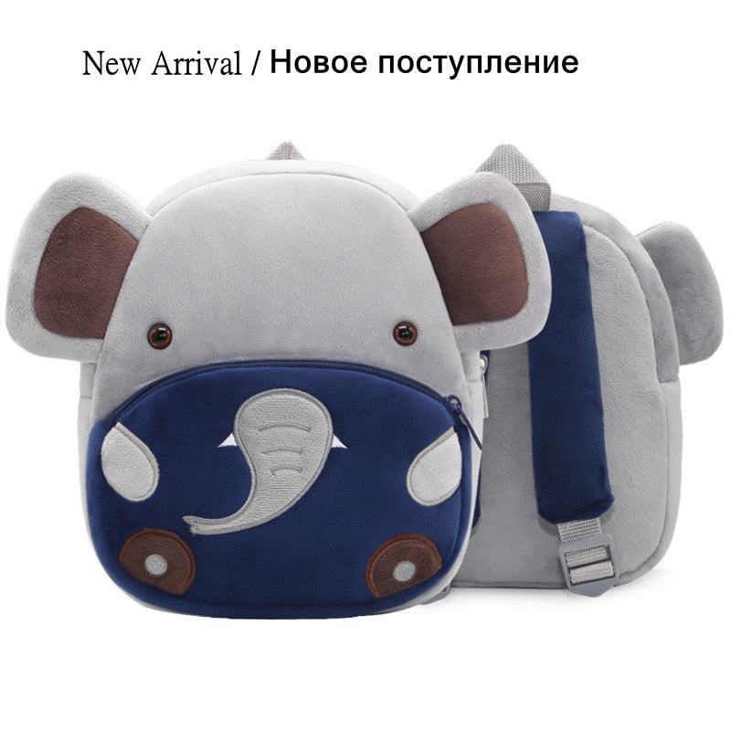 New Kawaii Stuffed Plush Kids Baby Toddler School Bags Backpack Kindergarten Schoolbag for Girls Boys 3D Cartoon Animal Backpack