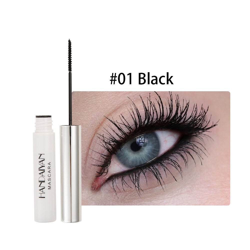 Color Mascara Waterproof Fast Dry Eyelashes Curling Lengthening Makeup Eye Lashes Blue Green Red Purple Black White Ink Mascara