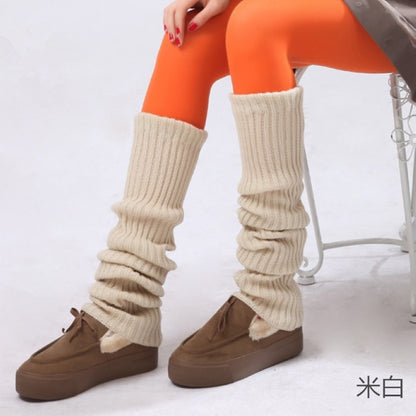40-70CM OVER KNEE Japanese JK uniform leg warmers Korean Lolita girls' ins LONG socks girls pile up socks Foot warming cover