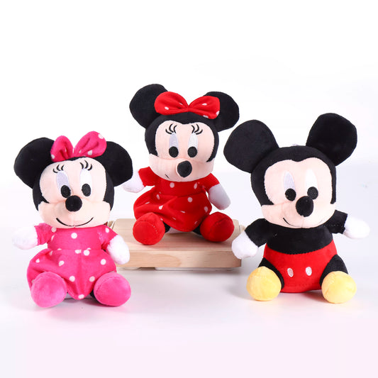 20cm High Quality Stuffed Mickey & Minnie Mouse Plush Toy Dolls Birthday Gifts For Kids Baby Children