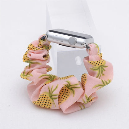 Scrunchie Elastic Watch Straps Watchband for Apple Watch Band Series 7 6 5 4 38mm 40mm 42mm 44mm for iwatch 45/41mm Bracelet