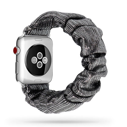 Scrunchie Elastic Watch Straps Watchband for Apple Watch Band Series 7 6 5 4 38mm 40mm 42mm 44mm for iwatch 45/41mm Bracelet