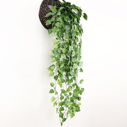 90cm Artificial Vine Plants Hanging Ivy Green Leaves Garland Radish Seaweed Grape Fake Flowers Home Garden Wall Party Decoration