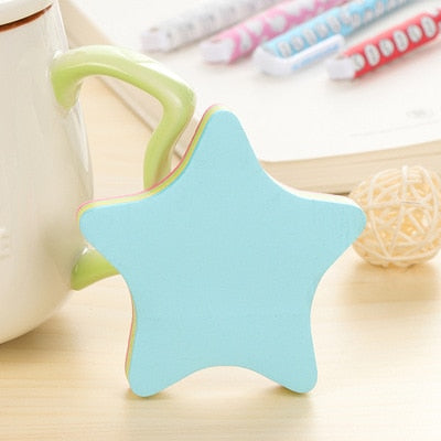 Creative Post Colour Self Stick Notes Self-adhesive Sticky Note Cute Notepads Posted Writing Pads Stickers Paper 100 Sheets/pad