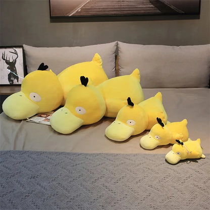 Kawaii Giant Psyduck Plush Yellow Duck Big Size Soft Pillow Home Decoration Sofa Doll Toys for Children Girlfriend Gift