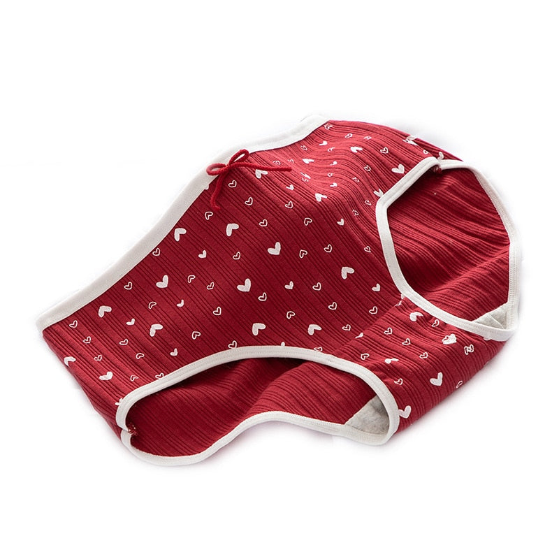 5Pcs/set Cotton Panties for Women Girl Briefs Underwear Plus Size Cute Soft Short Pantys Lingerie Female Ladies Underpants