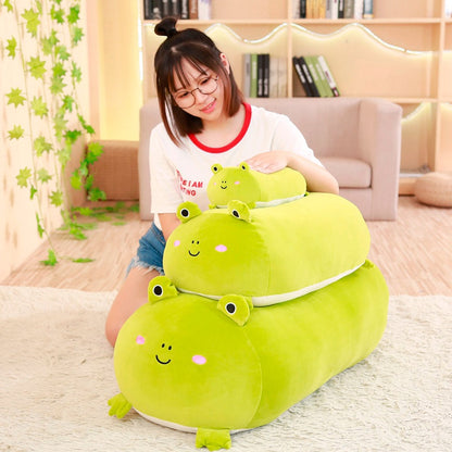 18-28CM Soft Cartoon Pillow Plushies Cushion Cute Fat Dog Cat Totoro Penguin Pig Frog Plush Toy Stuffed Animal Lovely Kids Birthday Gift