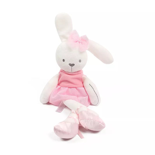 1pc 42cm cute rabbit wear cloth with dress plush toy stuffed soft animal dolls Ballet rabbit for baby kids birthday gift