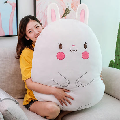 Inspired by Giant Squishmallows Plush 40-80cm Kawaii Animal Shiba Inu Dinosaur Rabbit Mouse Toys Cartoon Stuffed Soft Pillow Back Sofa Cushion For Girls Kids