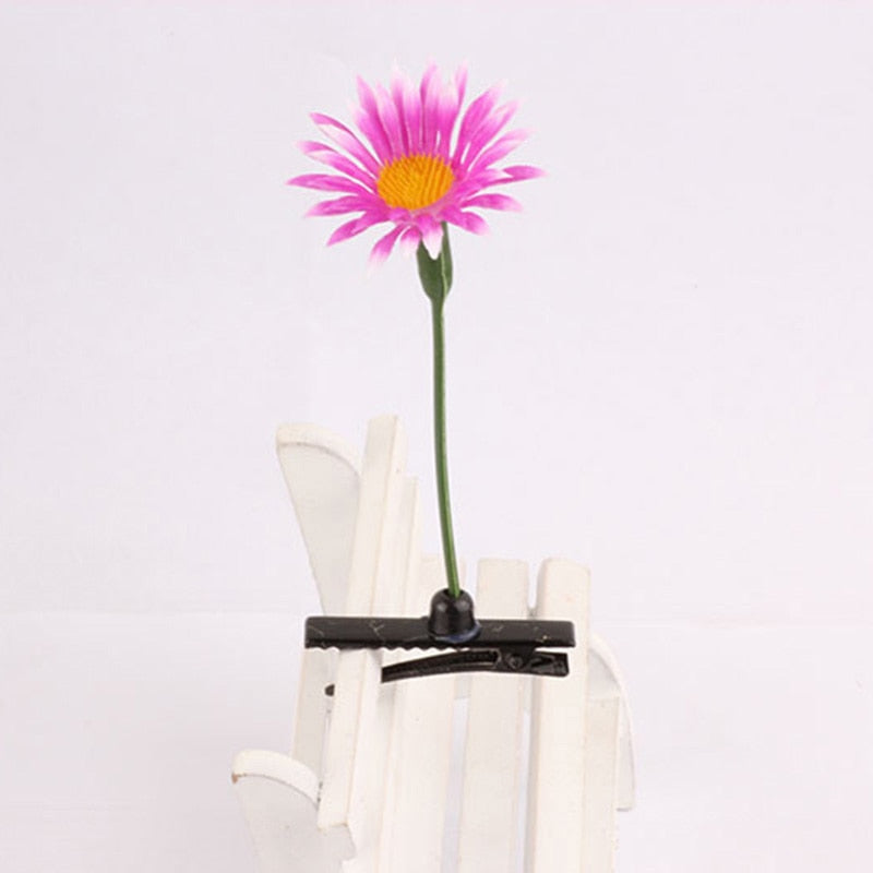 1PC Funny Show Bean Sprout Bobby Hairpin Flower Plant Hair Clips For Kids Girls Women Hair Styling Tool