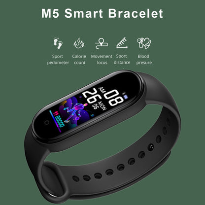 M5 Wristband Men's Women's Smart Watch Sports Fitness Tracker Heart Rate Monitor Digital Clock For Android IOS Kids Wristwatches