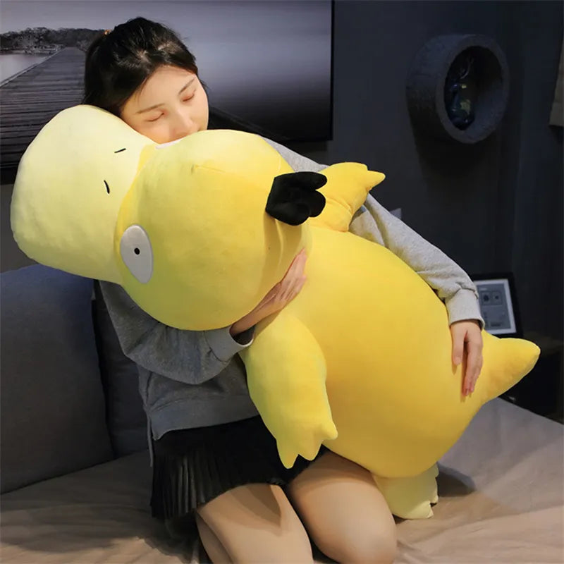 Kawaii Giant Psyduck Plush Yellow Duck Big Size Soft Pillow Home Decoration Sofa Doll Toys for Children Girlfriend Gift