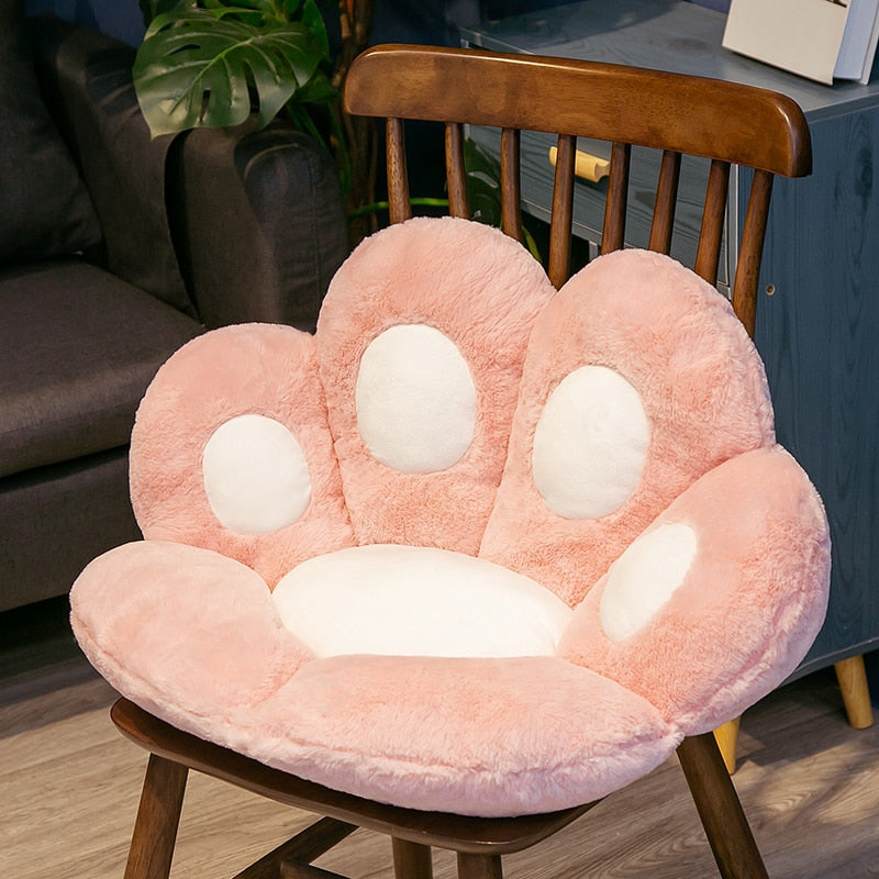 Kawaii Paw Pillow Animal Seat Cushion Stuffed Cat Paw Flower Pillow Plush Sofa Indoor Floor Home Chair Decor Children Gift