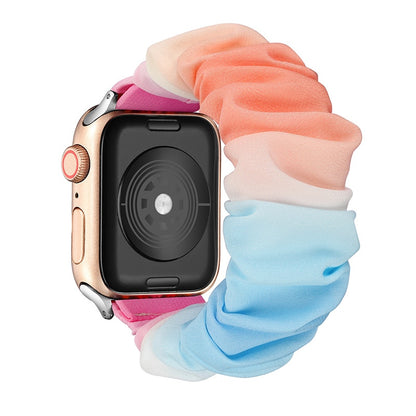 Scrunchie Elastic Watch Straps Watchband for Apple Watch Band Series 7 6 5 4 38mm 40mm 42mm 44mm for iwatch 45/41mm Bracelet
