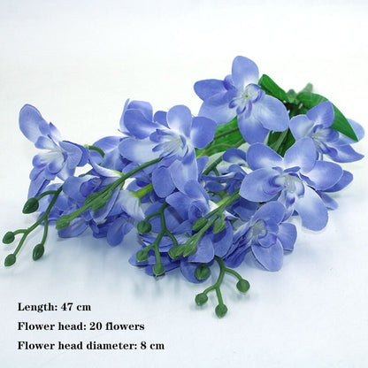 Blue variety autumn fake tea rose peony silk flower autumn gerbera daisy fake flower plastic DIY wedding home accessories