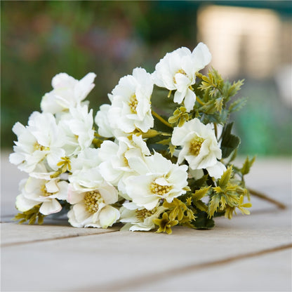 7 forks / bouquet peony fake flower silk flower peony bouquet wedding home decoration fake peony rose