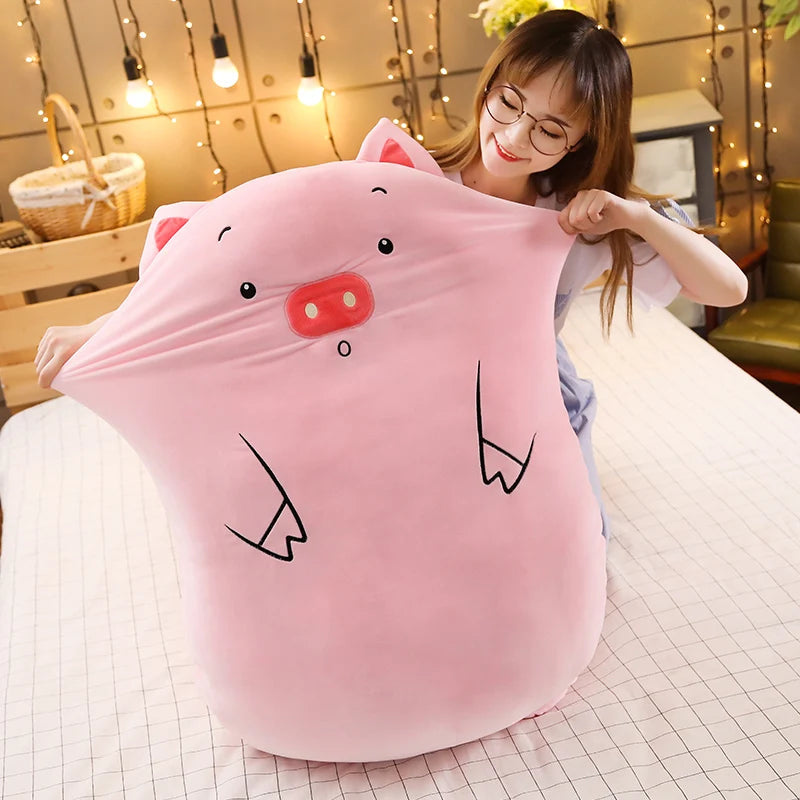 Kawaii Giant Squishmallows Inspired Dinosaur Plush Toys For Girls Soft Big Pillow Cute Stuffed Animal Sheep Doll Cushion Valentines Day Gifts For Kids