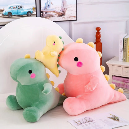 GIANT Dinosaur Plush Toy 50cm Big Fat Dino Stuffed Animal Plushies Super Soft Kids Baby Huggable Doll Pillow Home Decor Gift