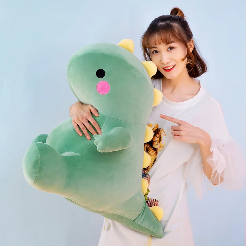 GIANT Dinosaur Plush Toy 50cm Big Fat Dino Stuffed Animal Plushies Super Soft Kids Baby Huggable Doll Pillow Home Decor Gift