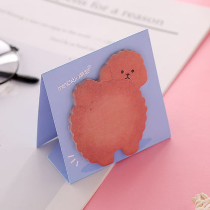 Mengtai 30sheets Cute Animal butt Sticky Notes Memo Pad Bookmarks kawaii Cat Penguin N Times Sticky Office Stationery Supply