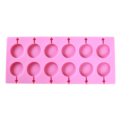 0-9 Numbers Shape Lolli Silicone Mold 3D Hand Made Sucker Sticks Chocolate Cake Jelly Candy Mold With Sticks Party Decoration