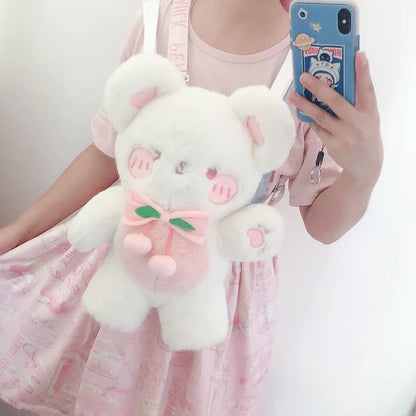 Ultra Soft Plush Teddy Bear Mini Backpack Sweetest Snuggles