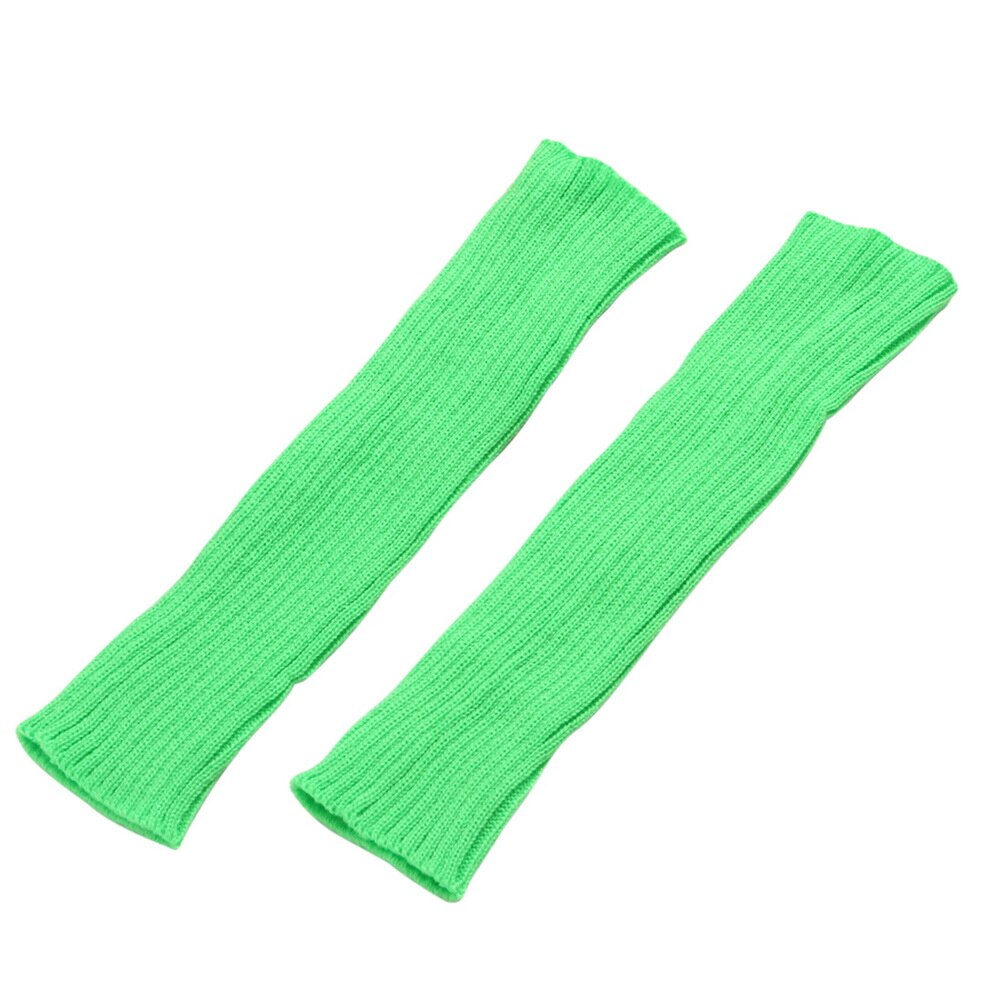 Japanese Lolita White Black Leggings Leg Warmers Women Girls Kawaii Knitted Socks Boot Cuffs Warm Foot Cover