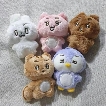 TXT Soobin Yeonjun Kpop Cartoon Peluches Dolls Plush Keyrings Kawaii Keychain Backpack Bag Stuffed Animals Pendants Accessories